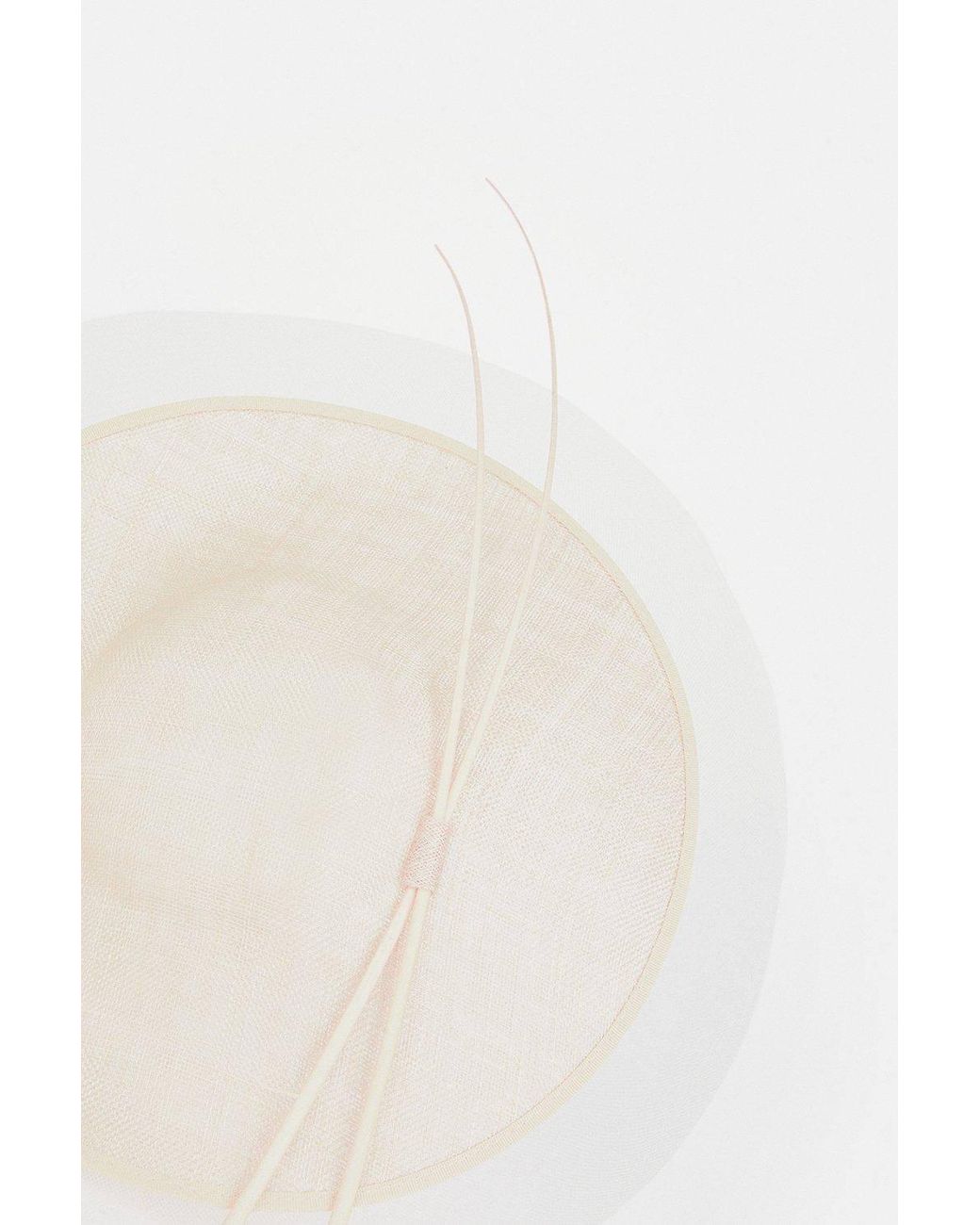 Karen Millen Pink Layered Mesh Detail Headband Fascinator