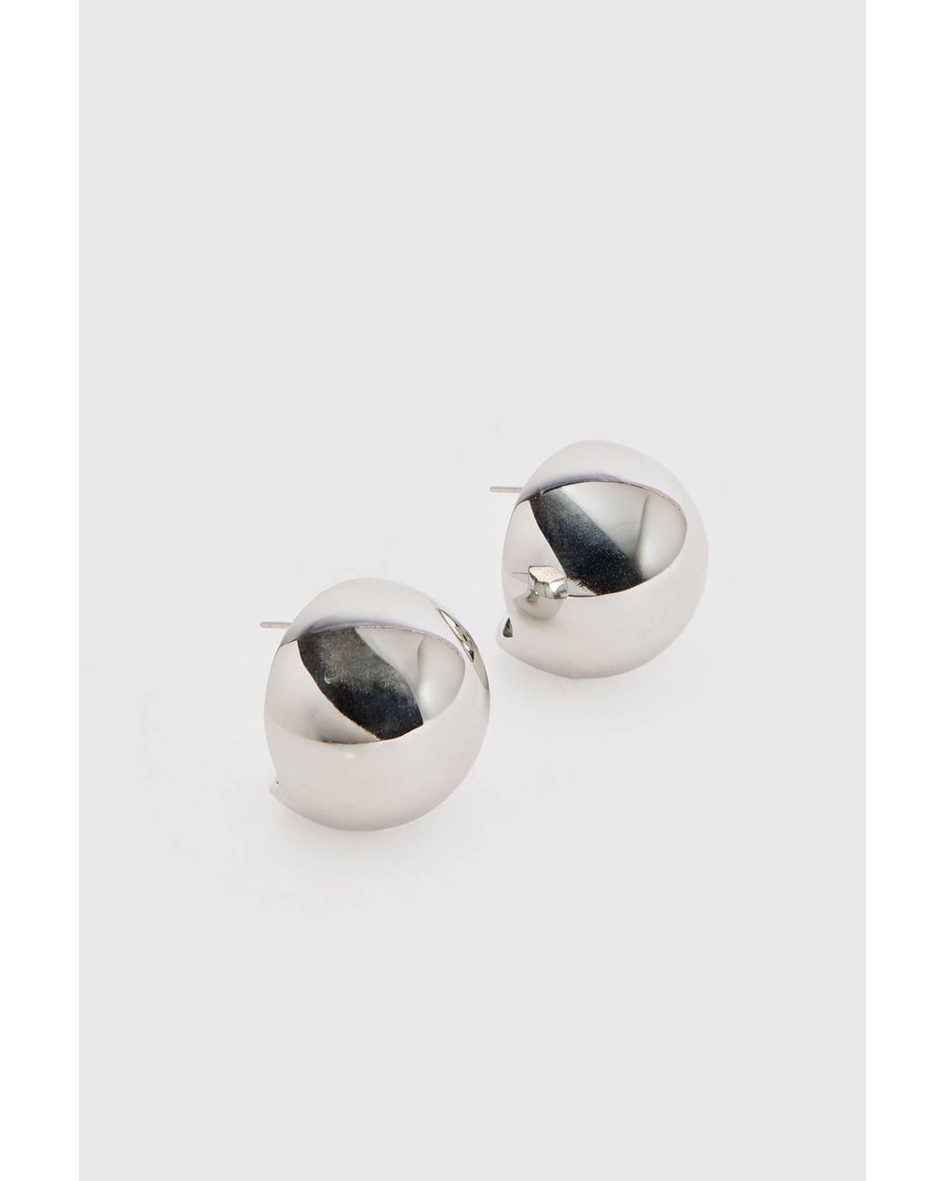 Karen Millen Metallic Statement Sphere Stud Earrings