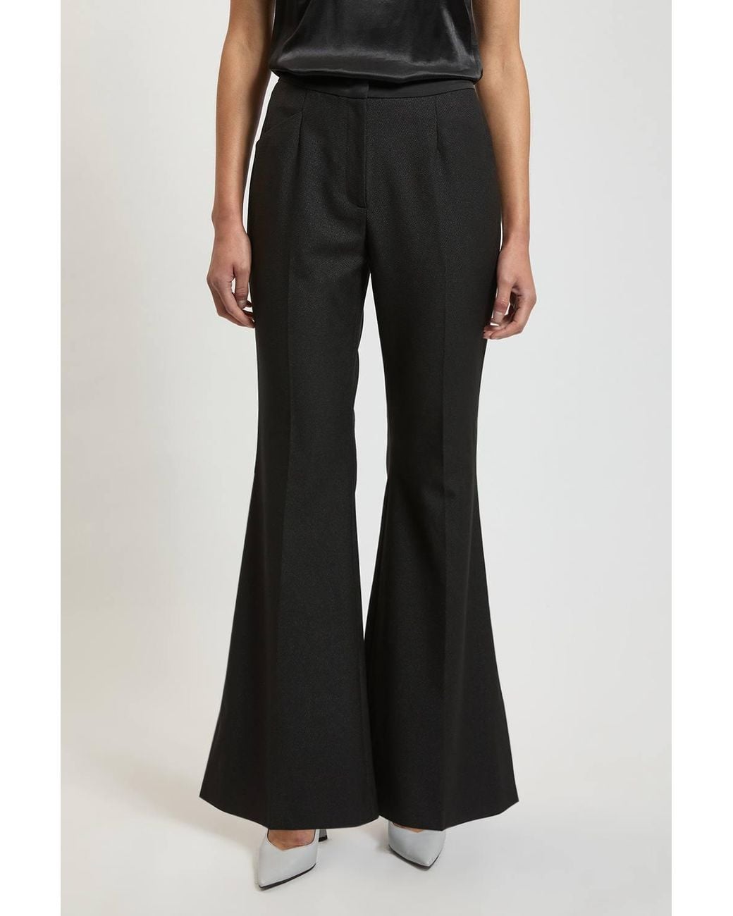 Karen Millen Black Harper's Bazaar Tailored Kickflare Trouser