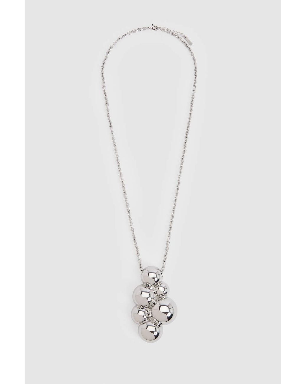 Karen Millen Black Statement Sphere Pendant Necklace