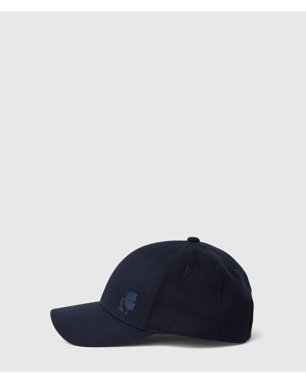 Karl Lagerfeld Blue Kameo Baseball Cap for men