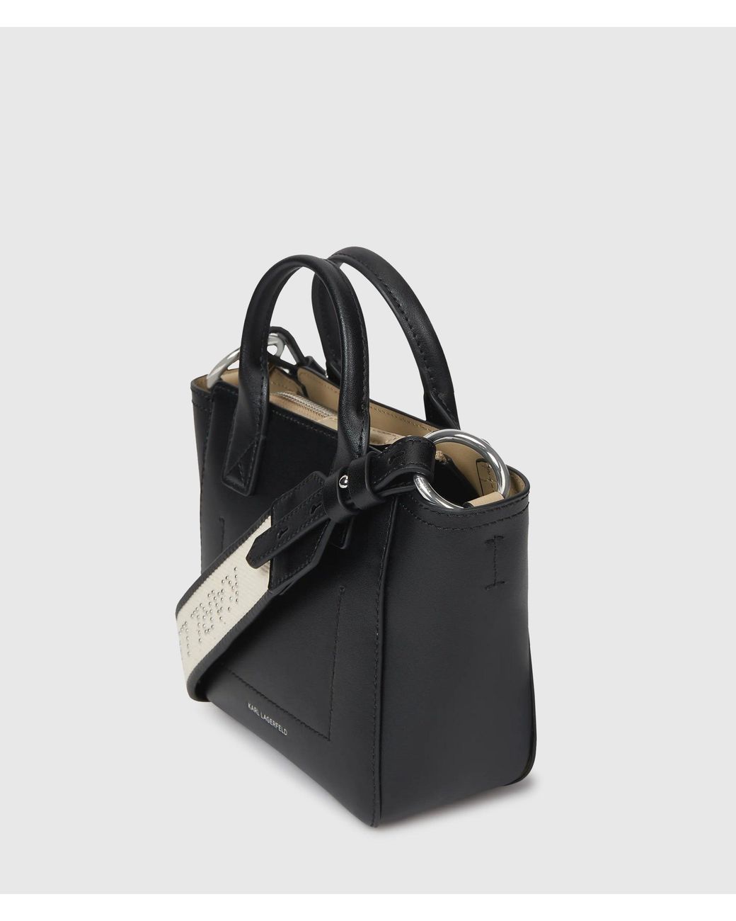 Karl Lagerfeld Black K/Daily Mini Pocket Tote Bag
