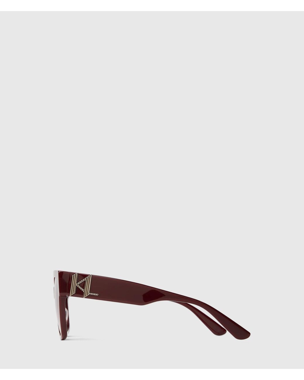 Karl Lagerfeld Pink Monogram Square Sunglasses