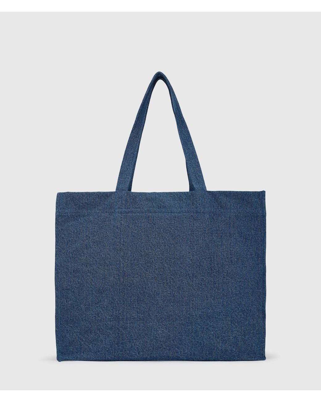 KL Jeans Blue Logo Denim Shopper