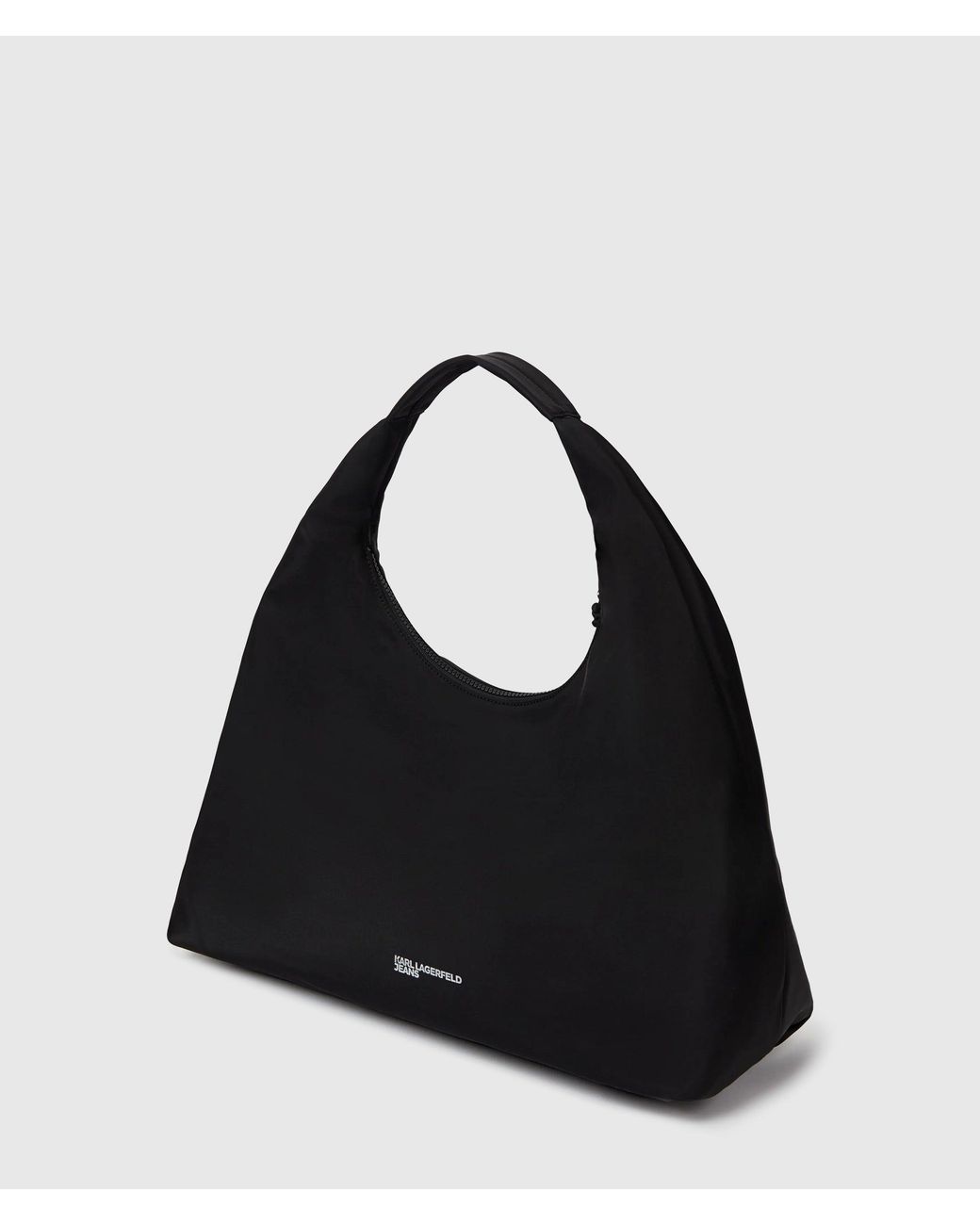 KL Jeans Black Slouchy Karl Quote Tote Bag
