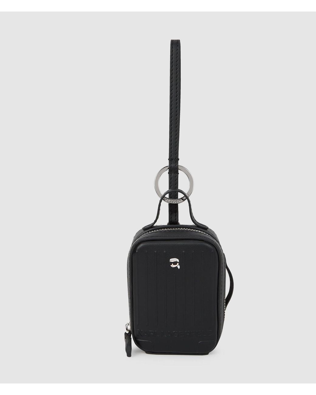 Karl Lagerfeld Black Ikon Suitcase Charm