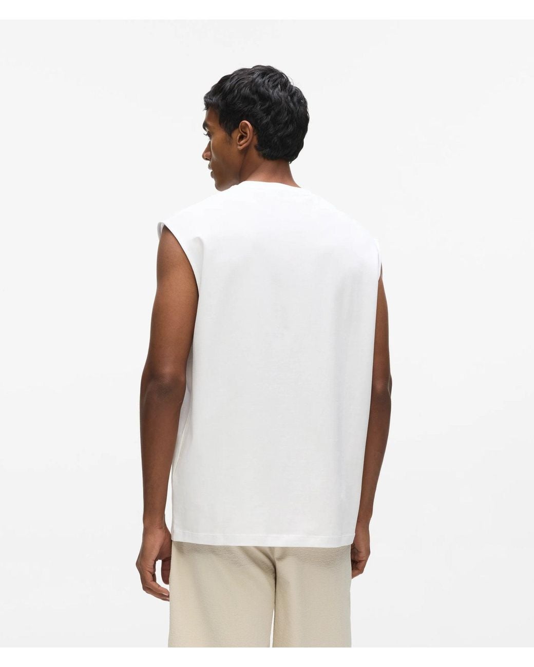 Karl Lagerfeld White Tank Top for men