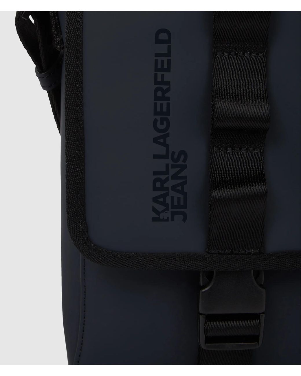 KL Jeans Blue Coated Reporter Bag for men