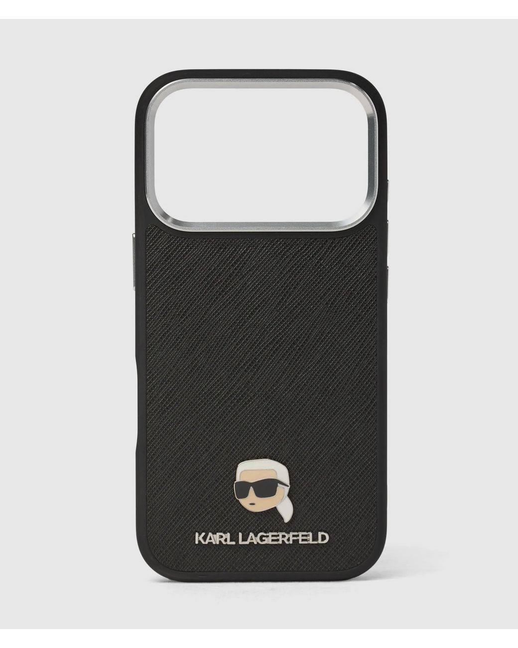 Karl Lagerfeld Black Ikon Karl Iphone 16 Pro Max Case for men