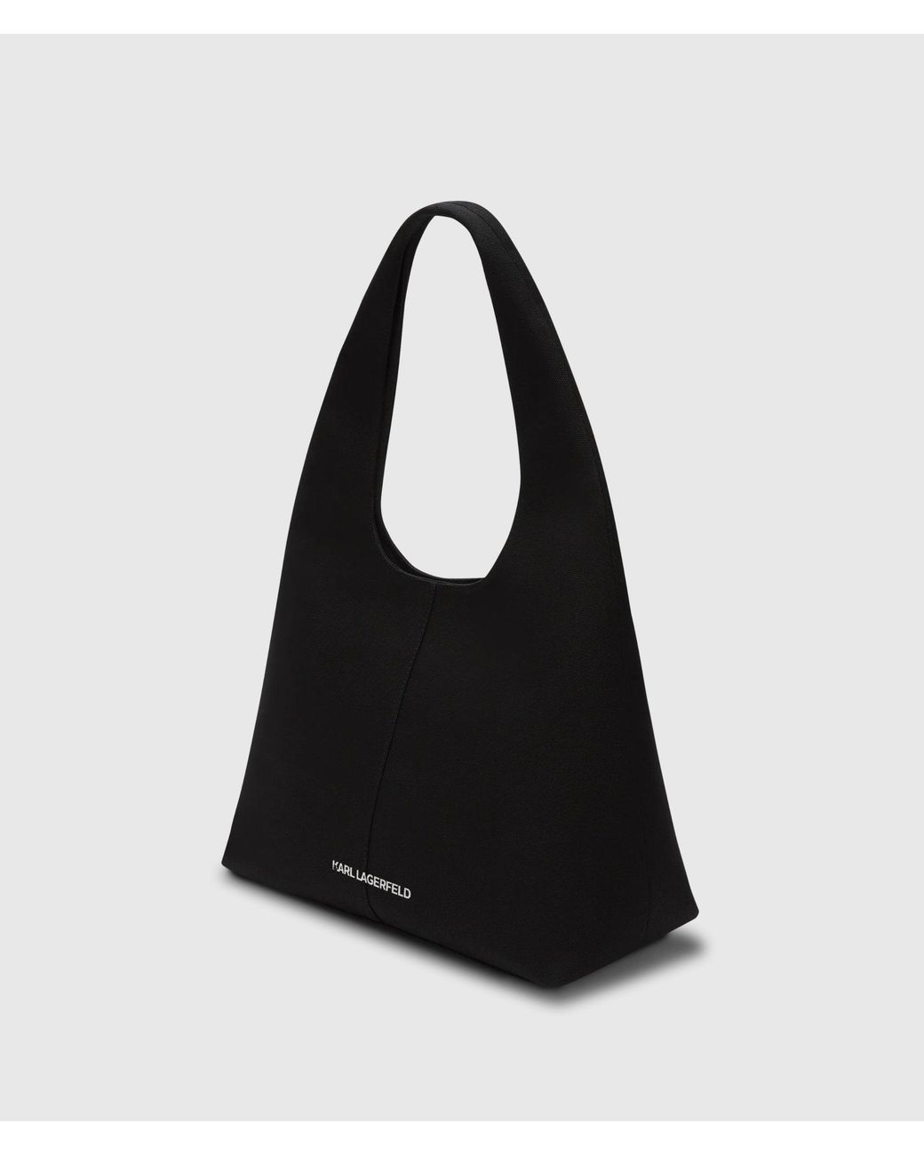 Karl Lagerfeld Black K/Autograph Medium Hobo Shopper