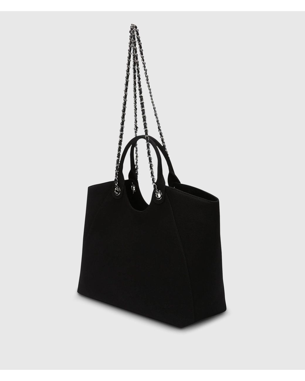 Karl Lagerfeld Black Rue St-Guillaume Chain Shopper