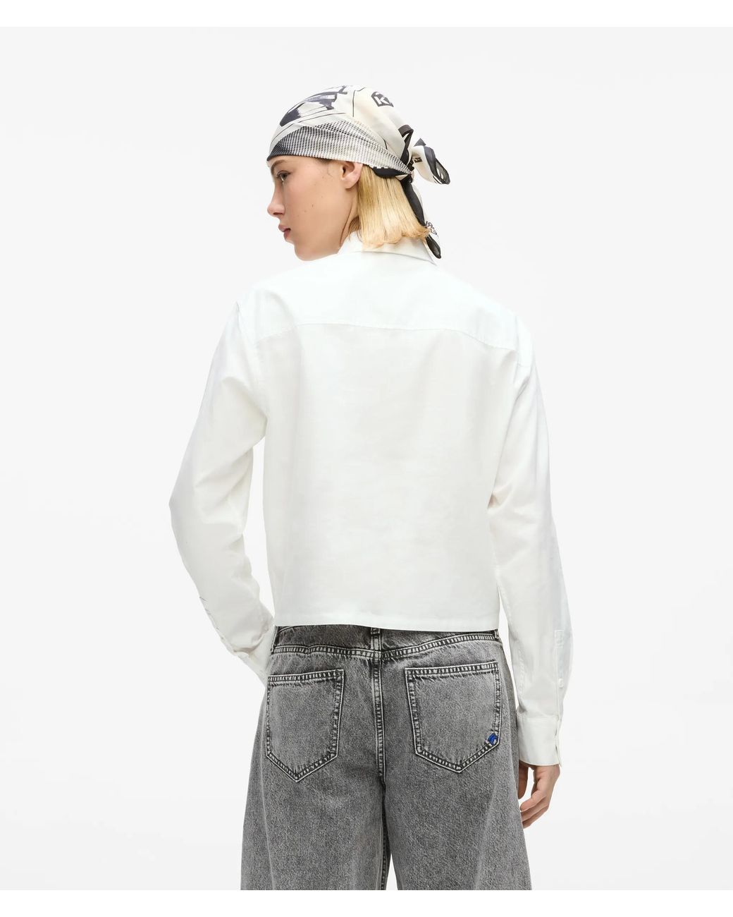 KL Jeans White Logo Oxford Shirt