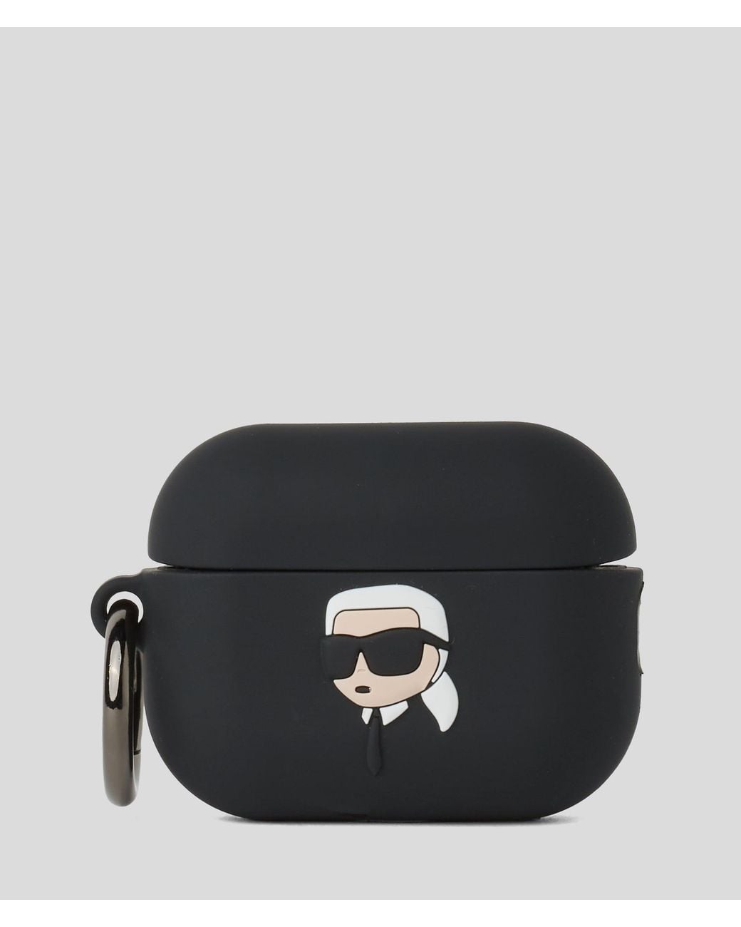 Karl Lagerfeld Black Ikon Airpods 3 Case