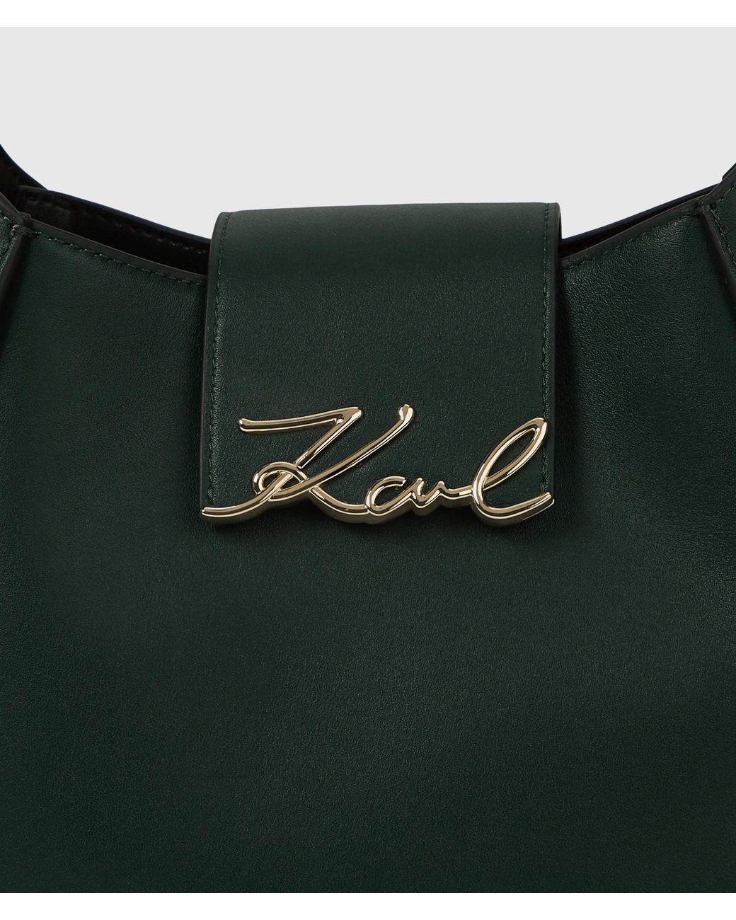 Karl Lagerfeld Black K/Signature Hobo Bag
