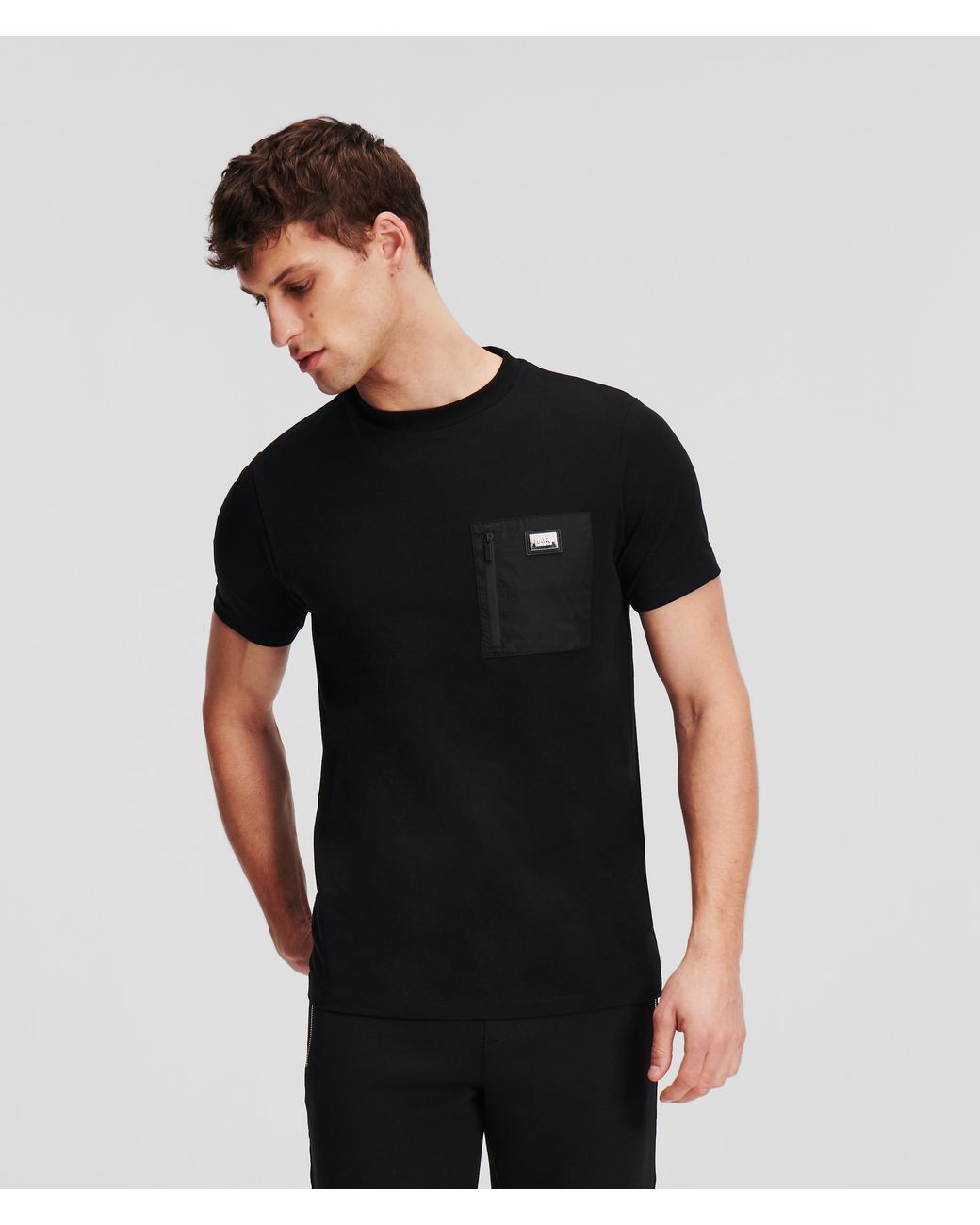t shirt with zip pocket