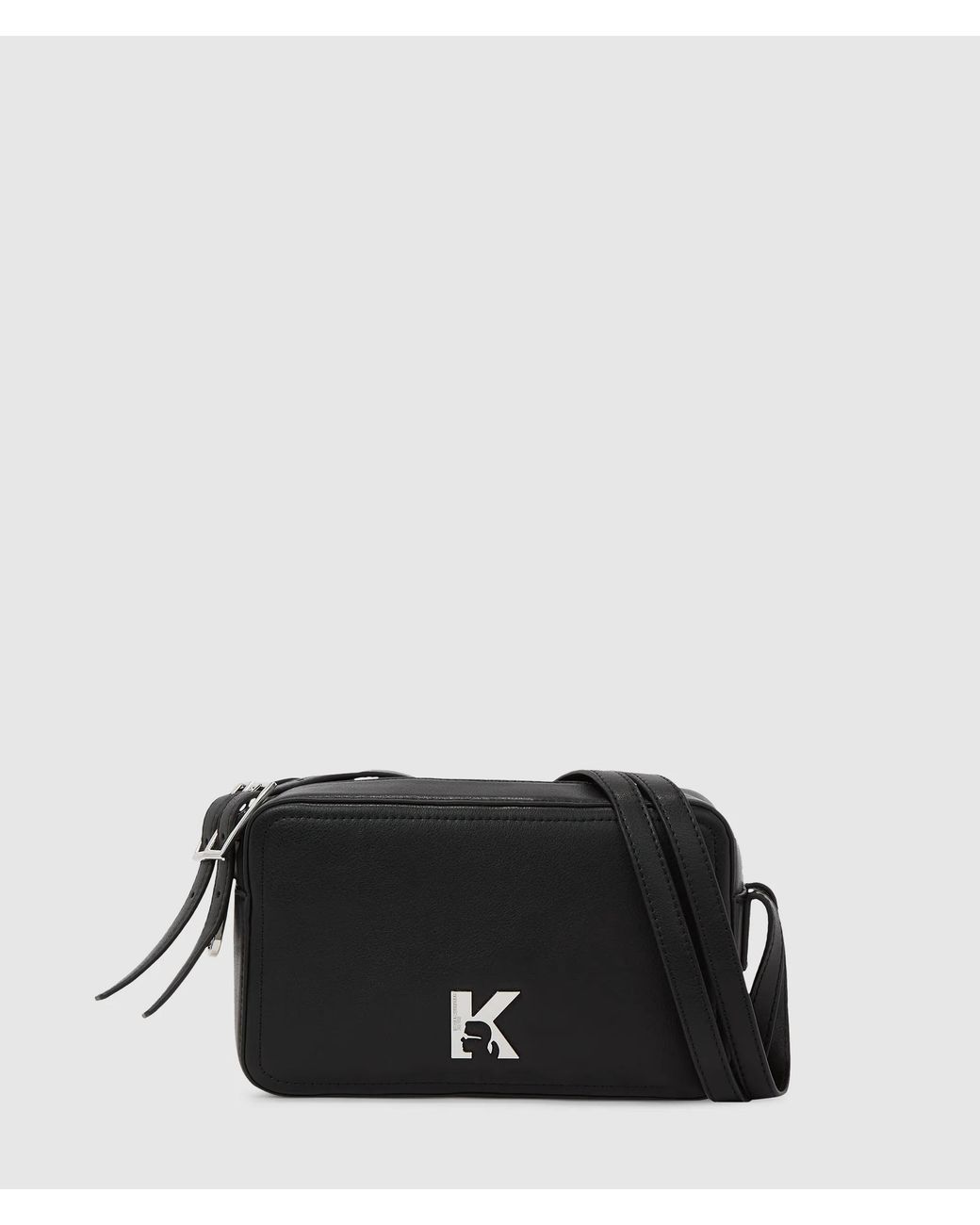 KL Jeans Black Twin Strap Camera Bag