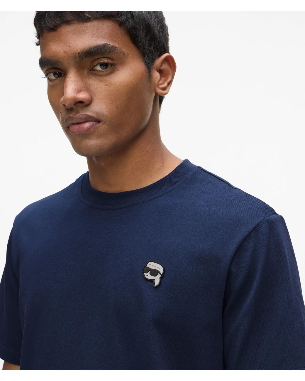 Karl Lagerfeld Blue Ikon T-Shirt for men