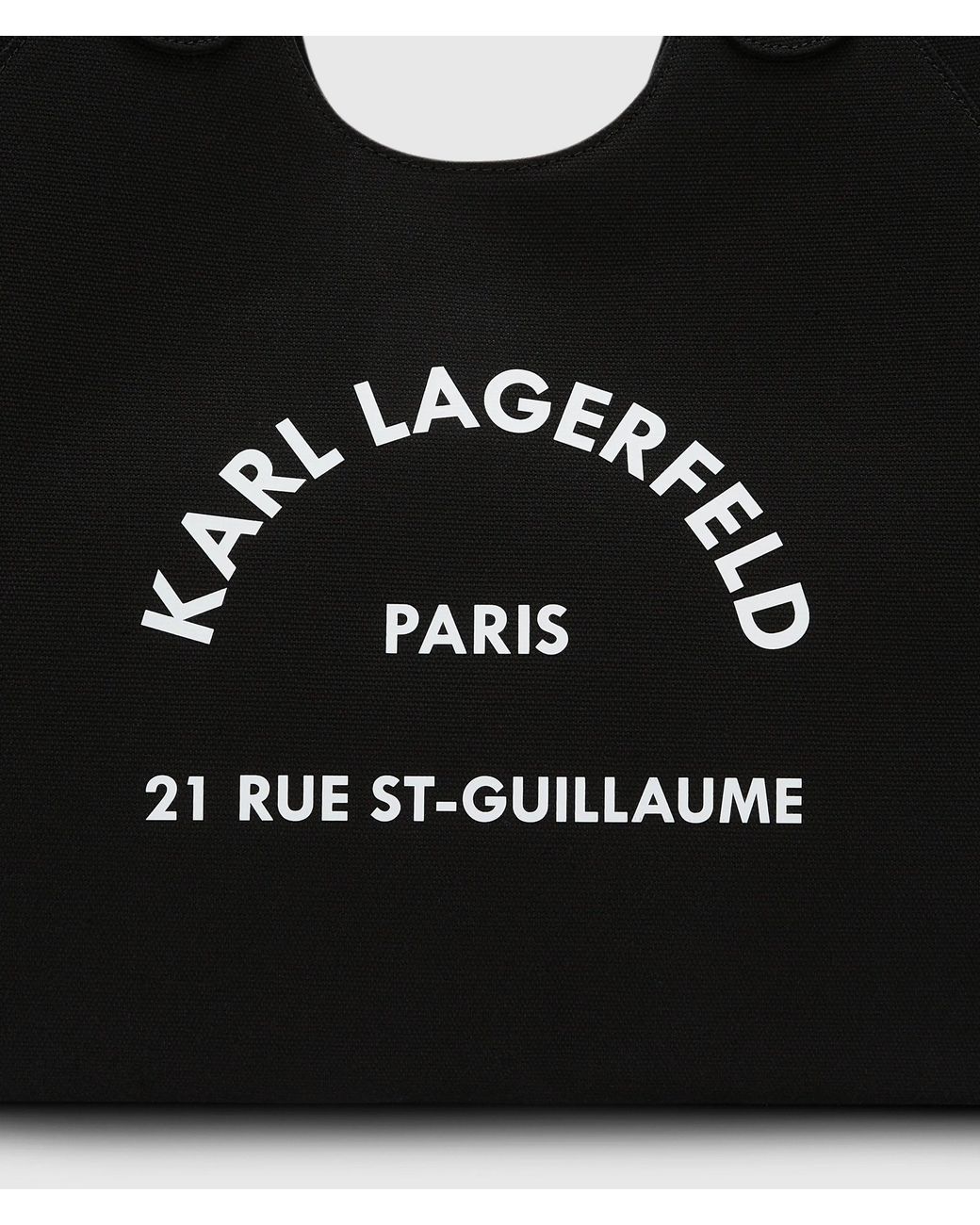 Karl Lagerfeld Black Rue St-Guillaume Chain Shopper