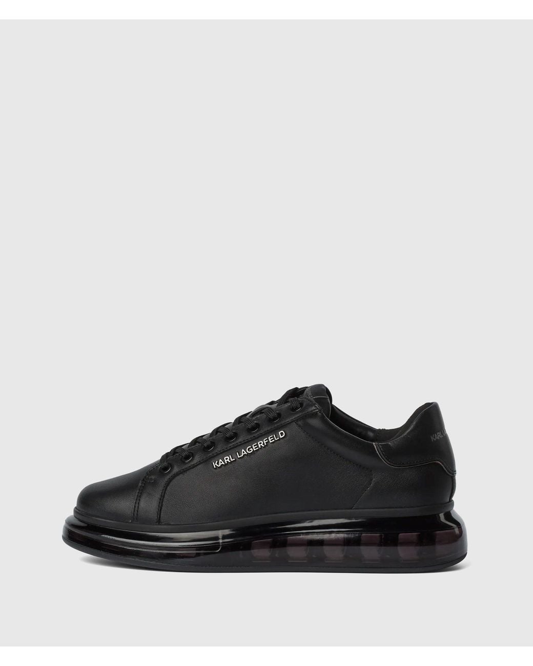 Karl Lagerfeld Black Kapri Kushion Low-Top Sneakers for men