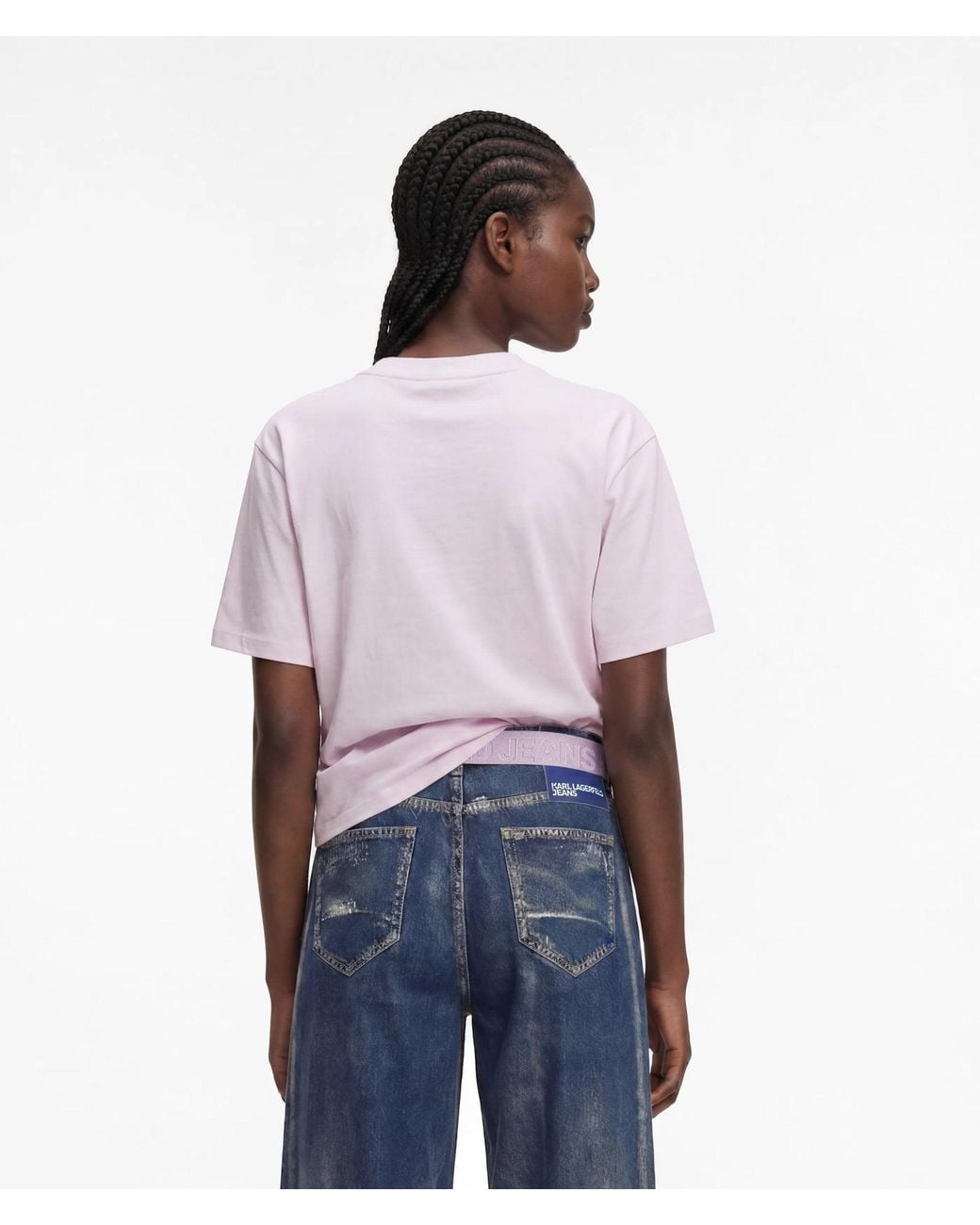 KL Jeans White Logo T-Shirt
