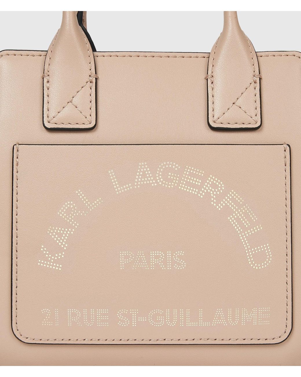 Karl Lagerfeld Natural K/Daily Mini Pocket Tote Bag