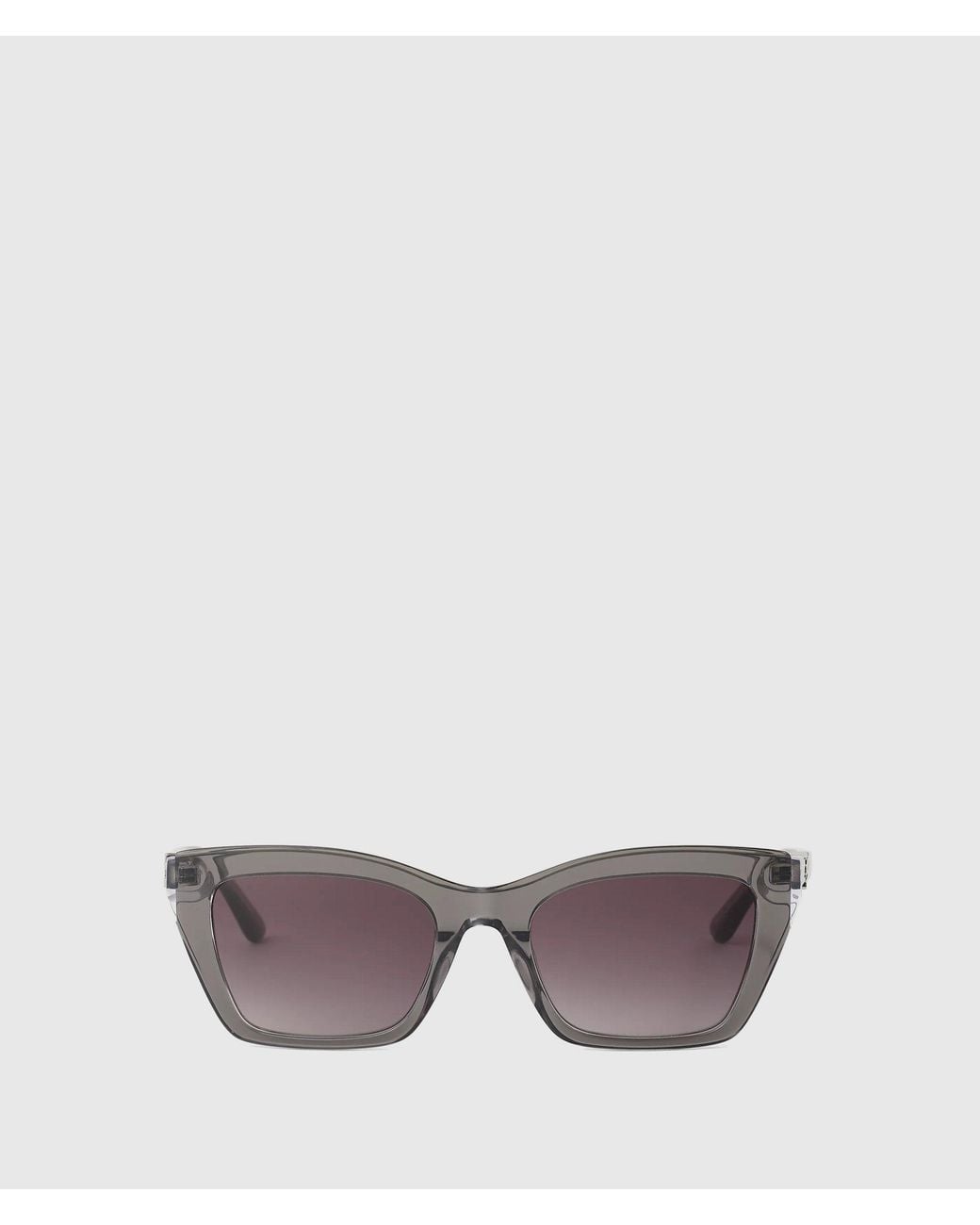 Karl Lagerfeld Gray Autograph Butterfly Sunglasses