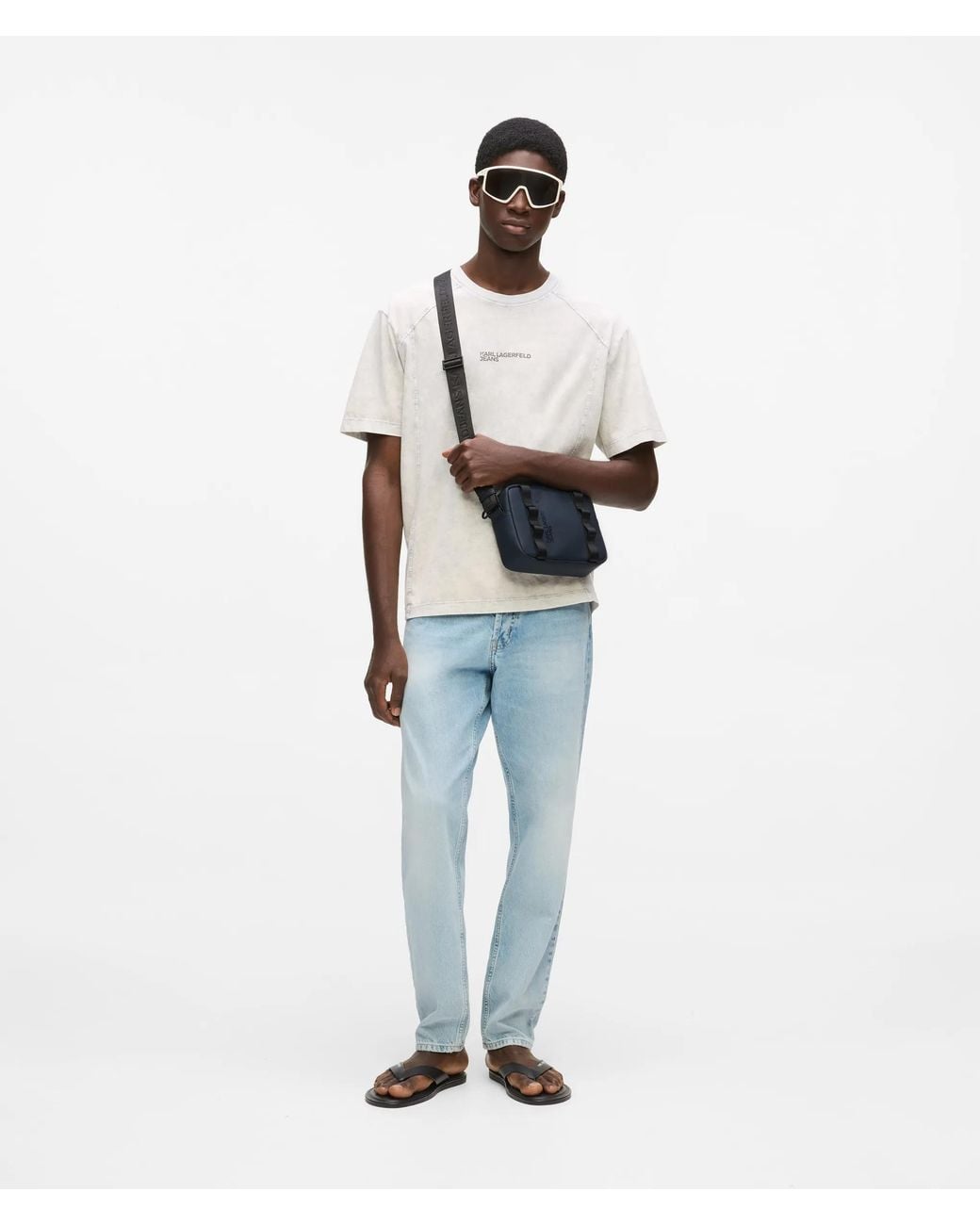 Sac Caméra Enduit, Homme, Taille KL Jeans pour homme en coloris Black