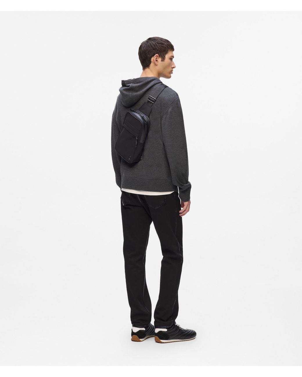Karl Lagerfeld Black K/Kameo Sling Bag for men
