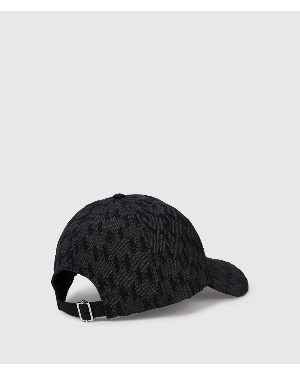 Karl Lagerfeld Black K/Monogram Jacquard Cap for men