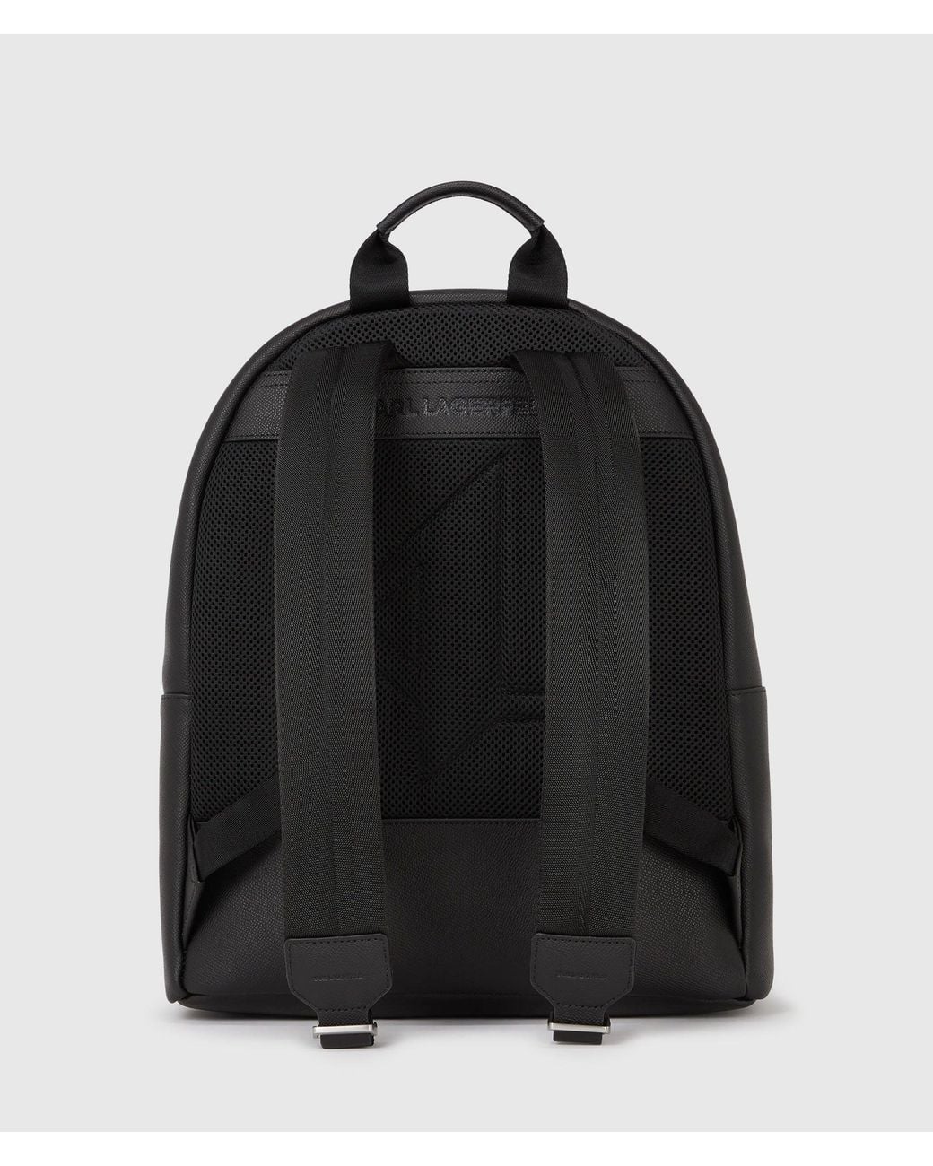 Karl Lagerfeld Black K/Monogram Leather Backpack for men