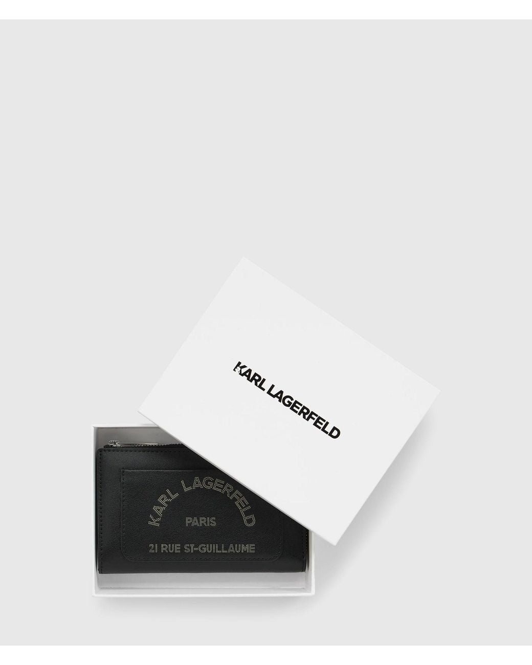 Karl Lagerfeld Black K/Daily Zip-Around Wallet