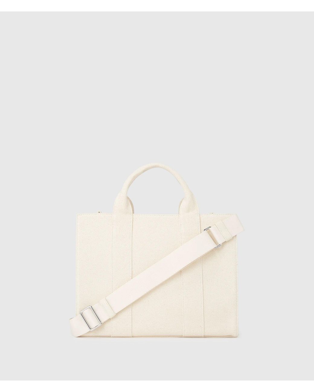 Karl Lagerfeld Natural Rue St-Guillaume Medium Square Tote Bag