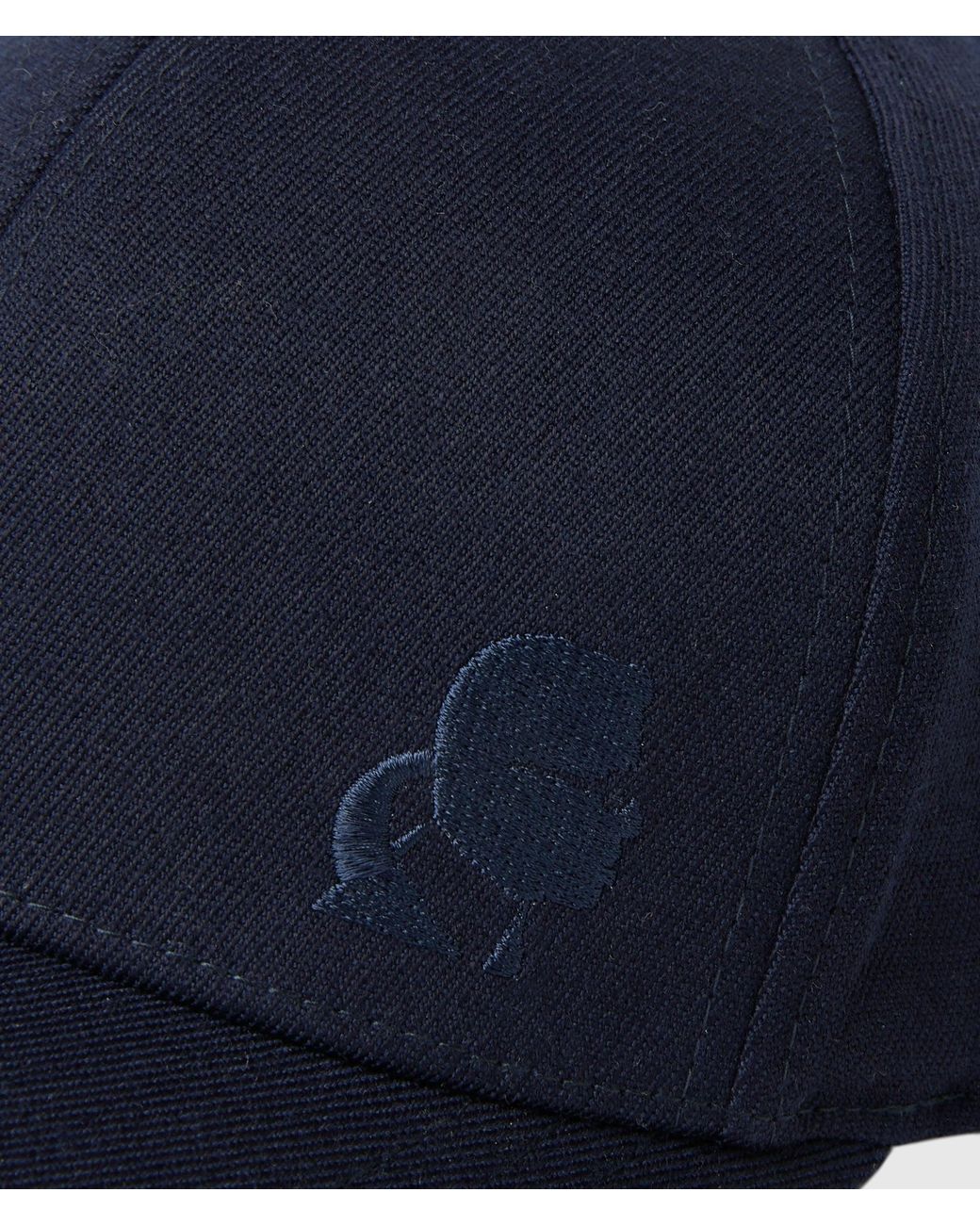 Karl Lagerfeld Blue Kameo Baseball Cap for men