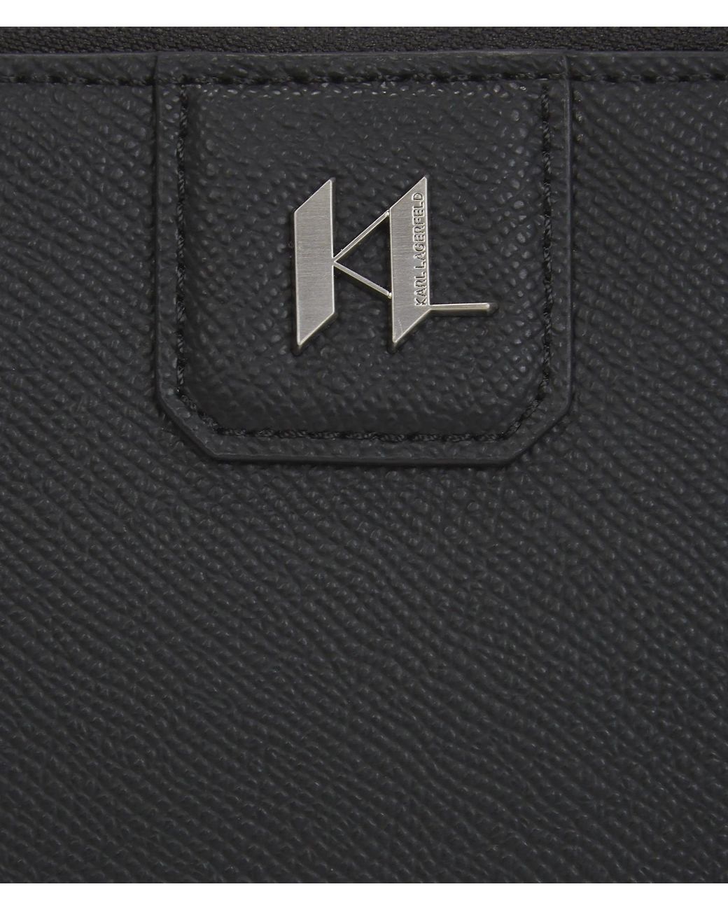 Karl Lagerfeld Black K/Monogram Camera Bag for men