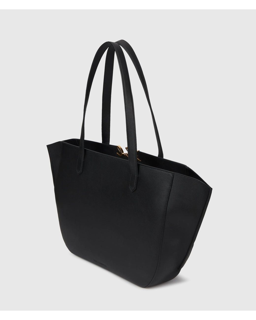 Karl Lagerfeld Black K/Signature Medium Tote Bag