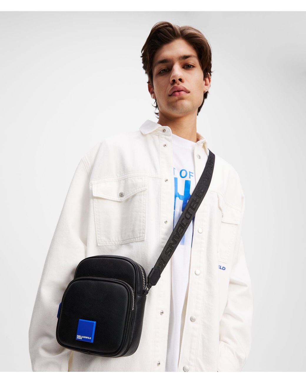 Klj Box Logo Crossbody Bag, Homme, Taille KL Jeans pour homme en coloris Black