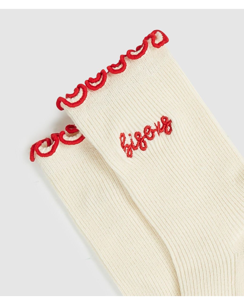 Karl Lagerfeld Red Love Notes Socks – 3-Pack