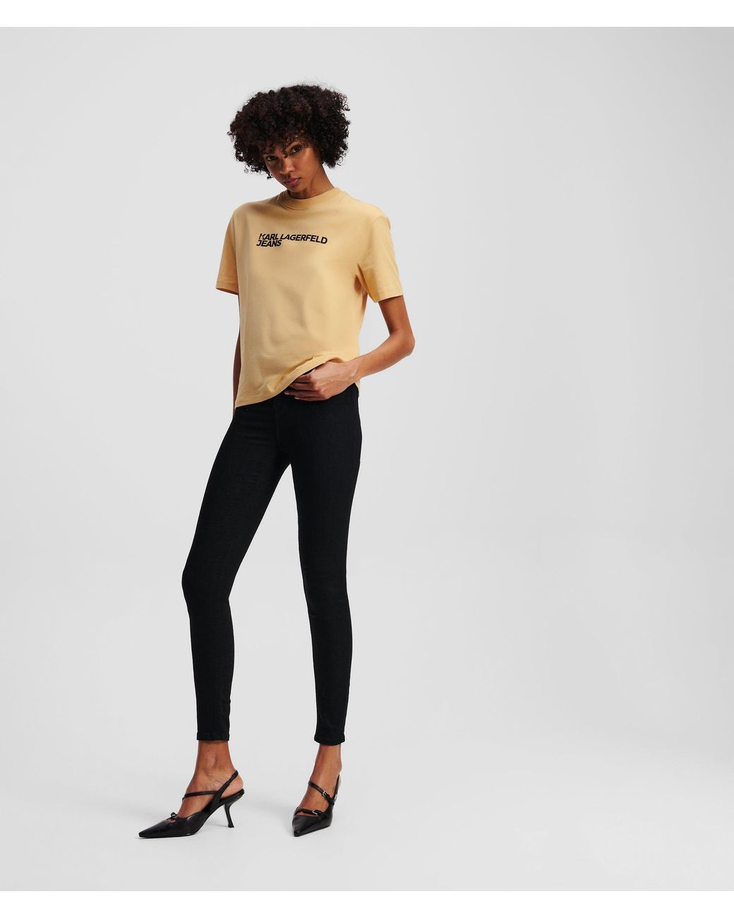 KL Jeans White High-Rise Skinny Jeans