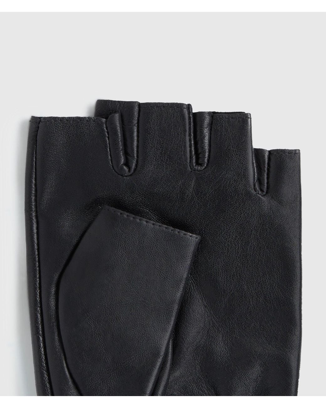 Karl Lagerfeld Black Ikon Charms Fingerless Gloves