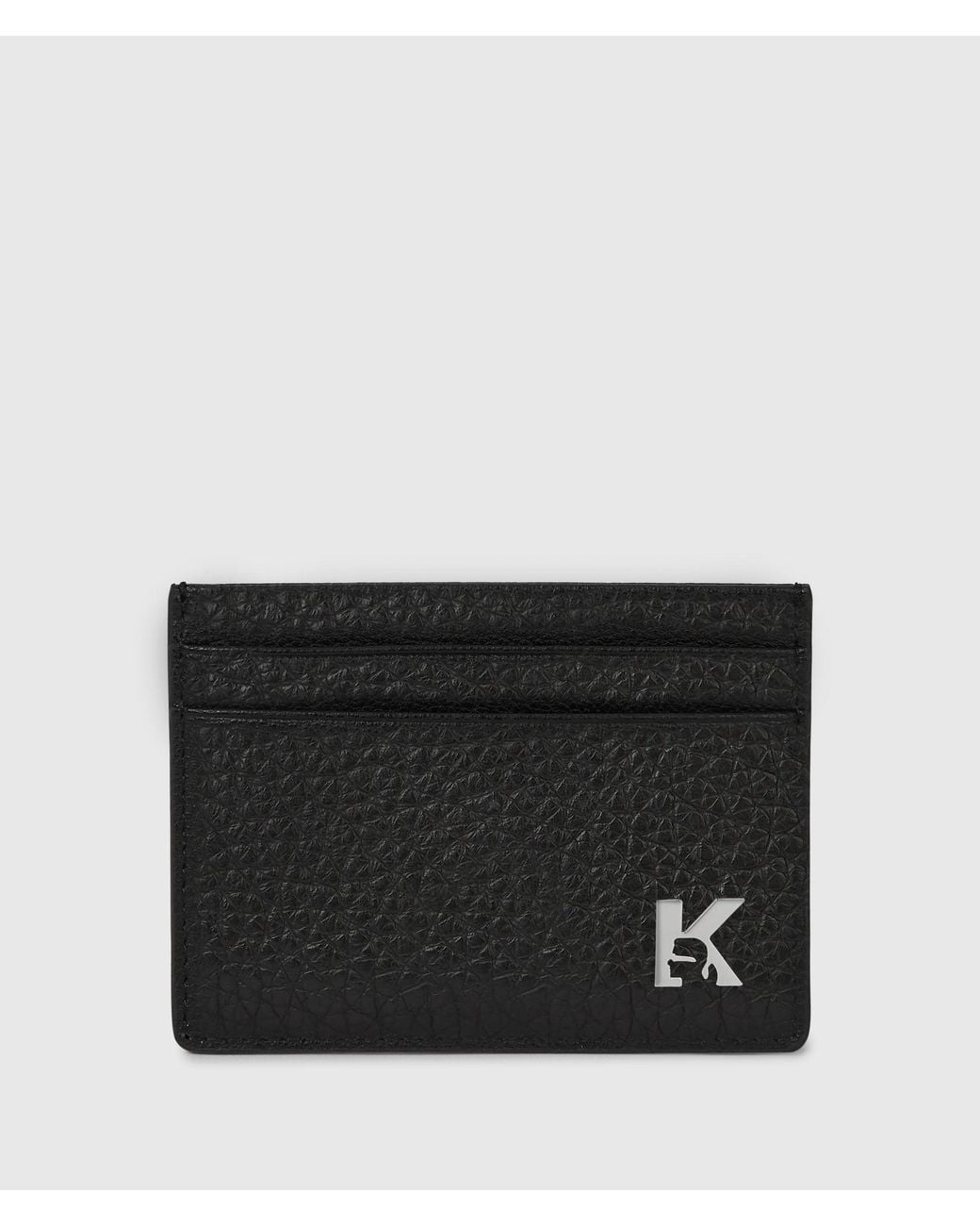 KL Jeans Black K Logo Cardholder