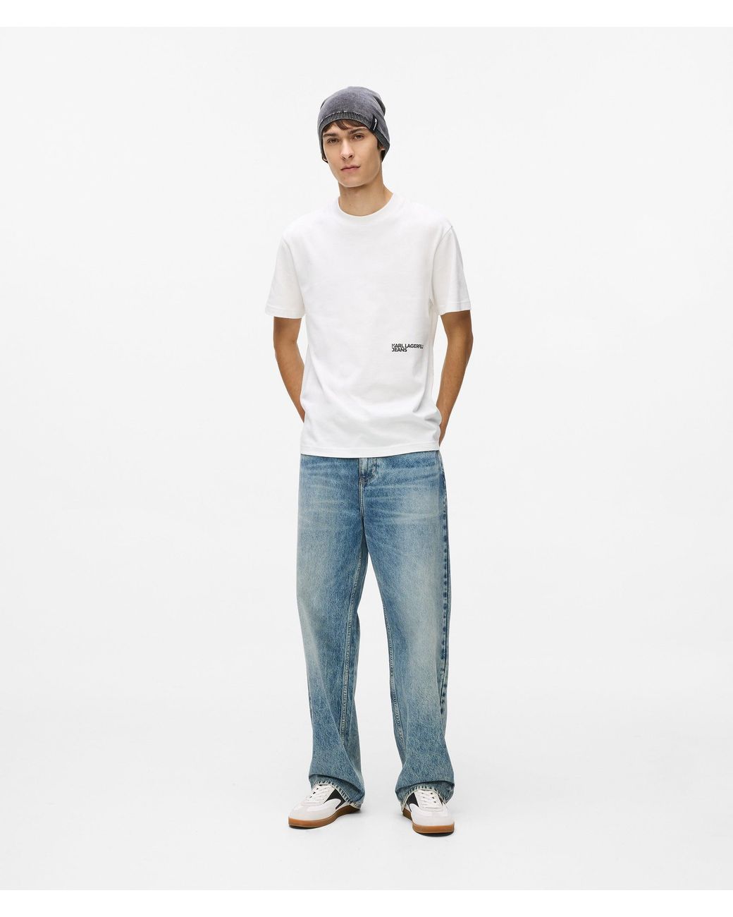 KL Jeans Blue Relaxed Jeans for men