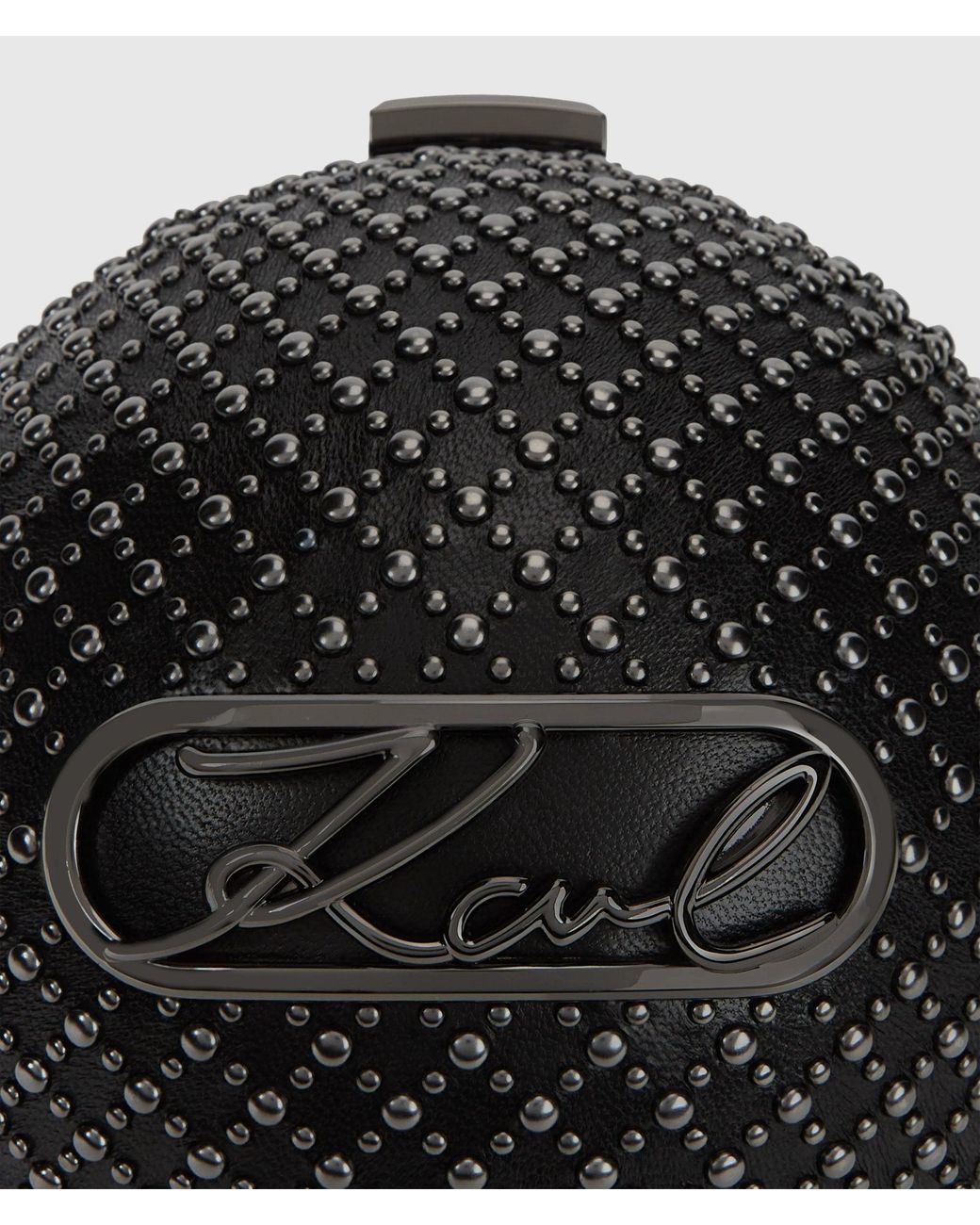 Karl Lagerfeld Black K/Signature Sphere Minaudière Bag