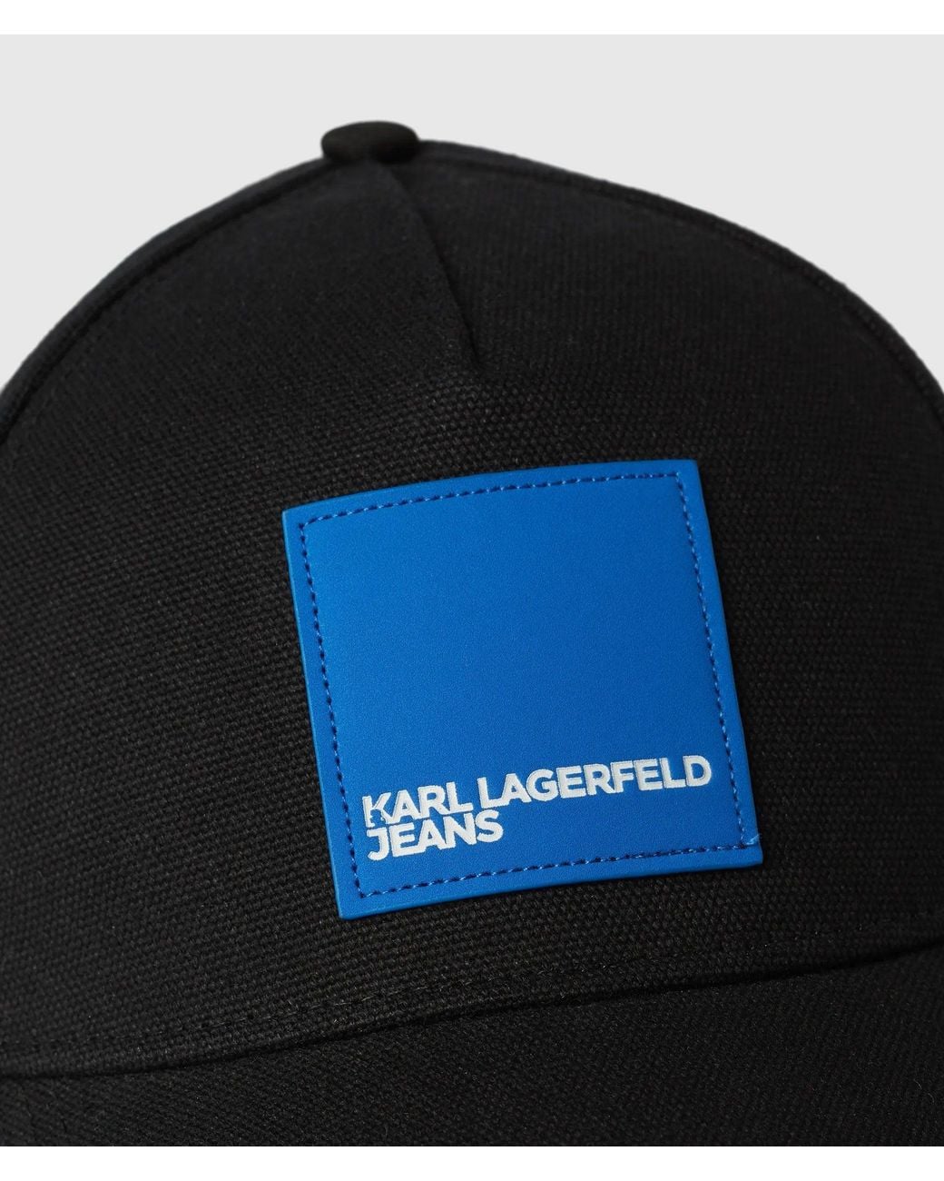 KL Jeans Blue Logo Patch Cap for men