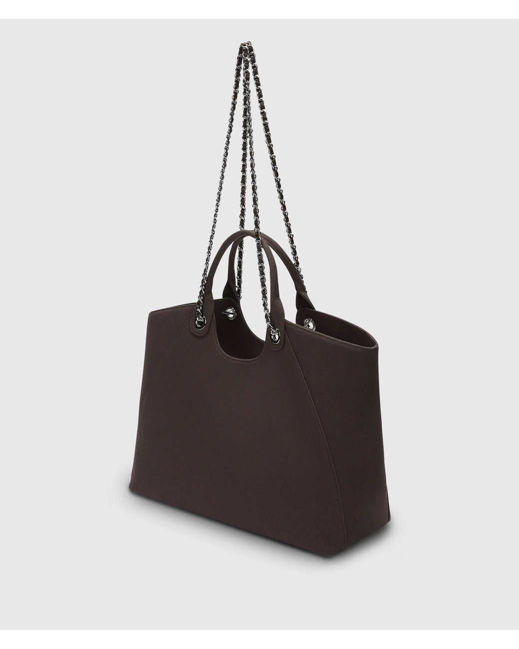 Karl Lagerfeld White Rue St-Guillaume Chain Shopper