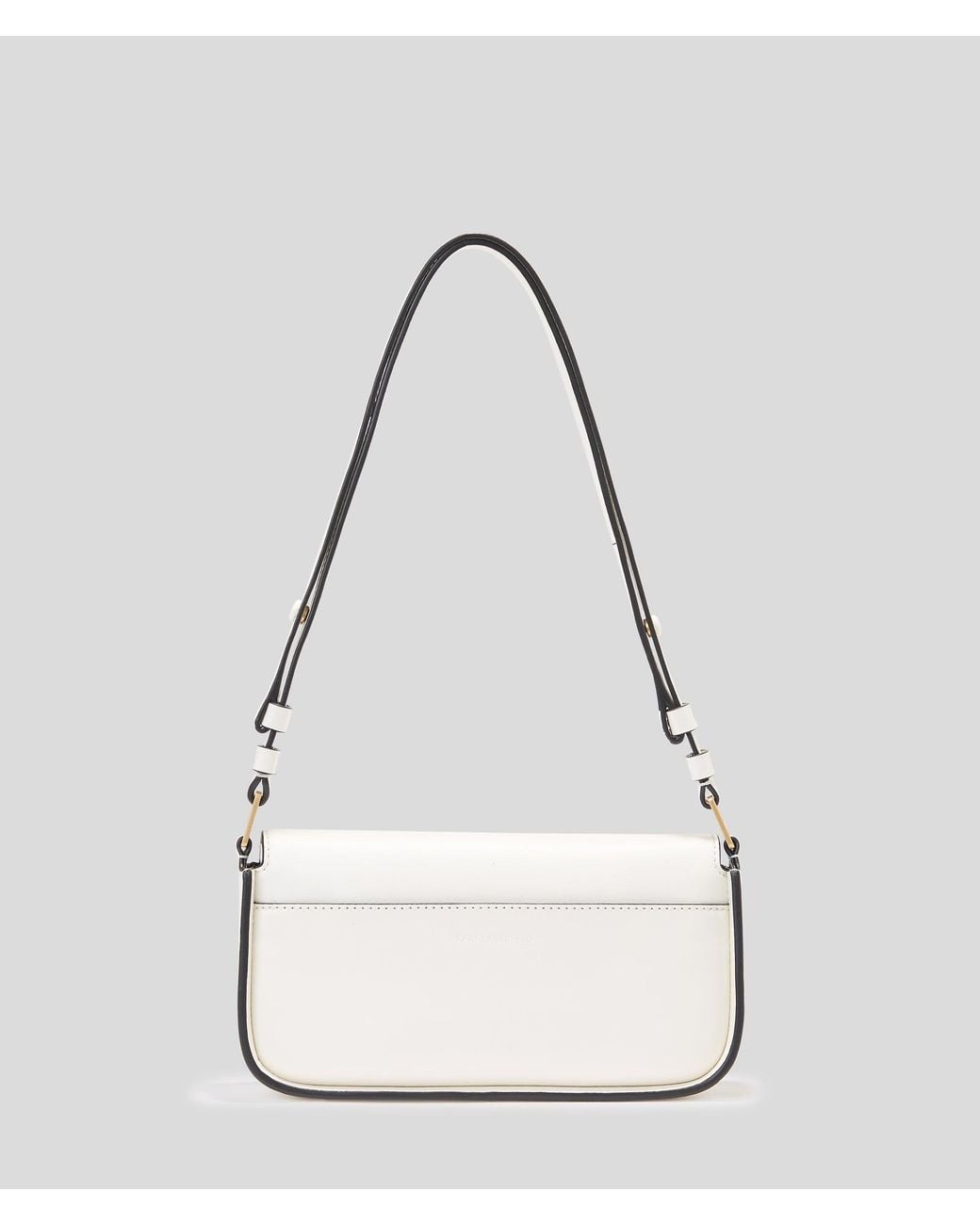 Karl Lagerfeld Natural K/Signature Two-Way Crossbody Bag