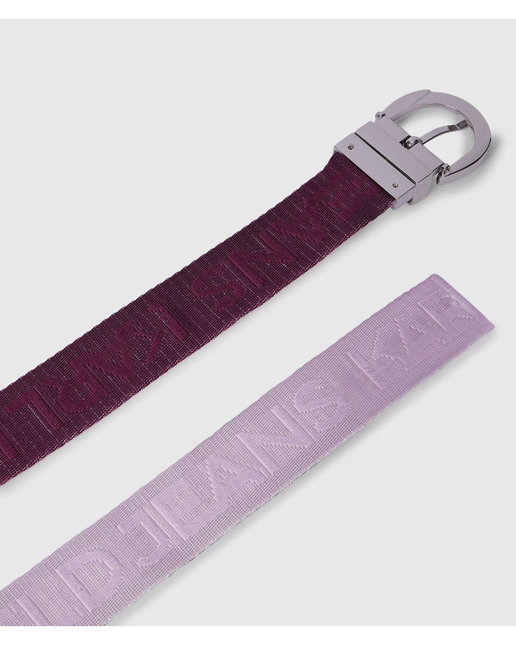 KL Jeans Purple Reversible Webbing Belt