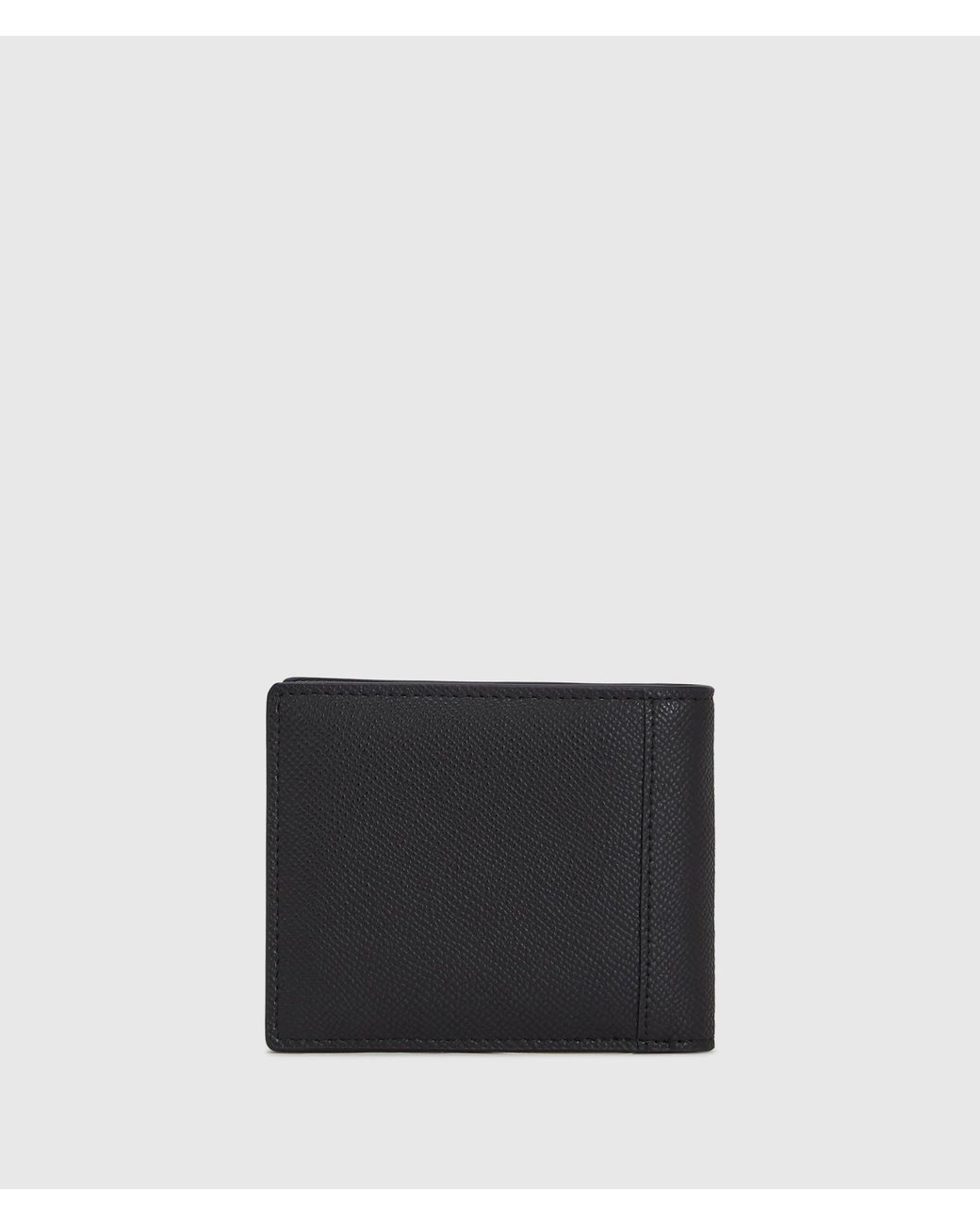 Karl Lagerfeld Black K/Monogram Leather Wallet for men