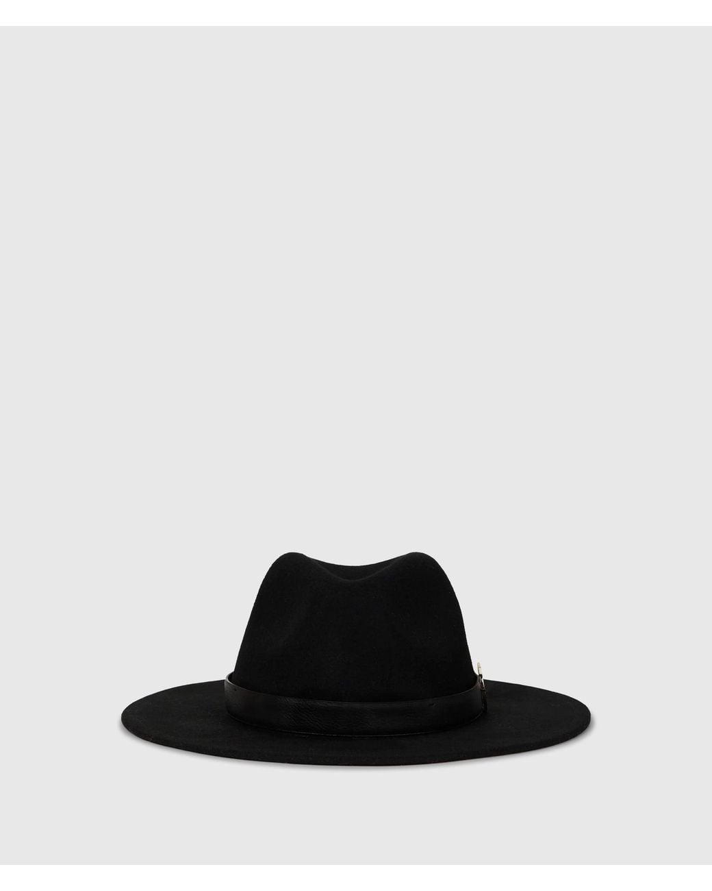 Karl Lagerfeld Black K/Autograph Wool Fedora
