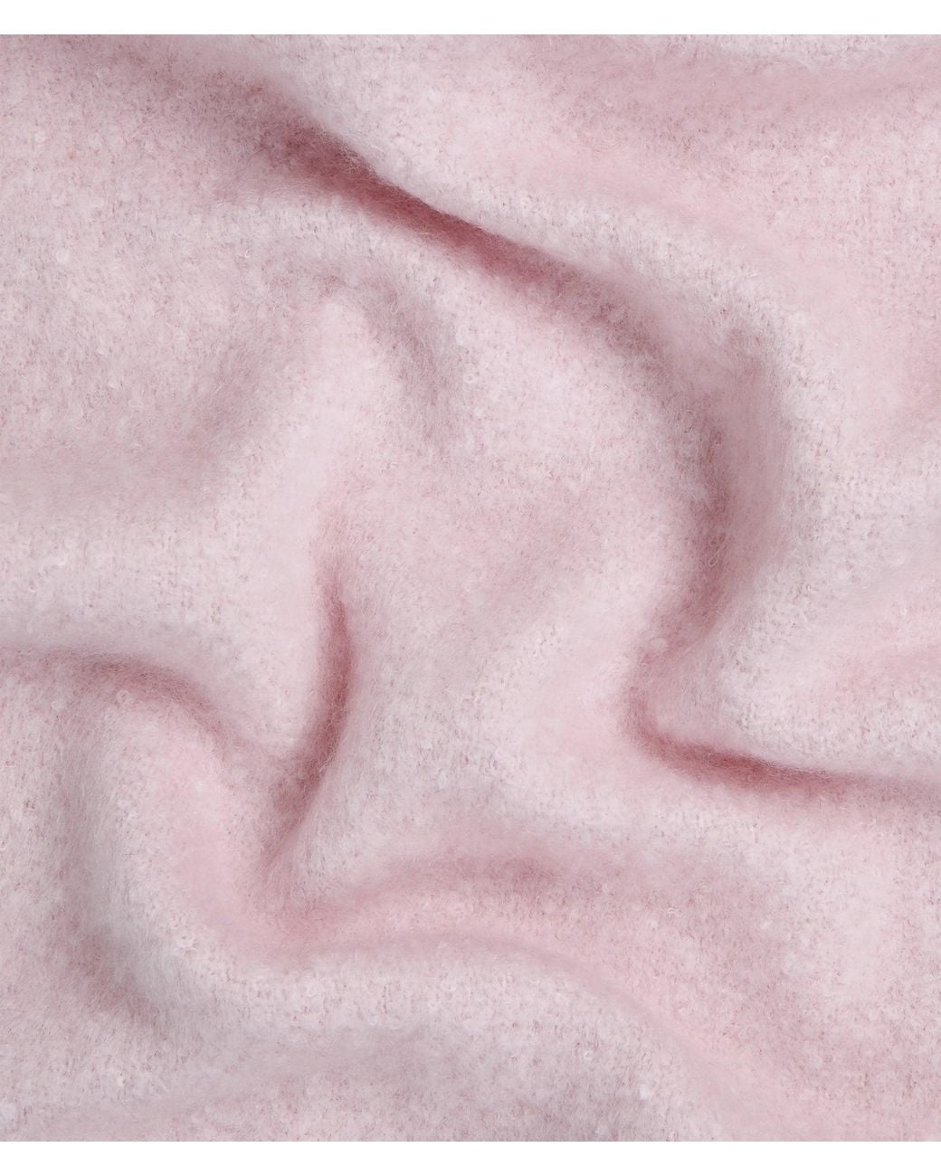 KL Jeans Pink Fluffy Fringed Scarf