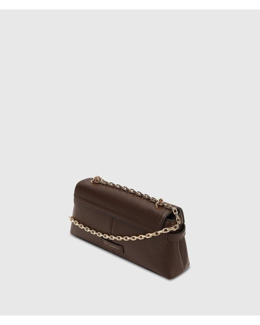 Single Chain Magnets KARL LAGERFELD K/Autograph Chain Crossbody Bag in Brown | Lyst